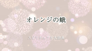 オレンジ 蛾 スピリチュアル
