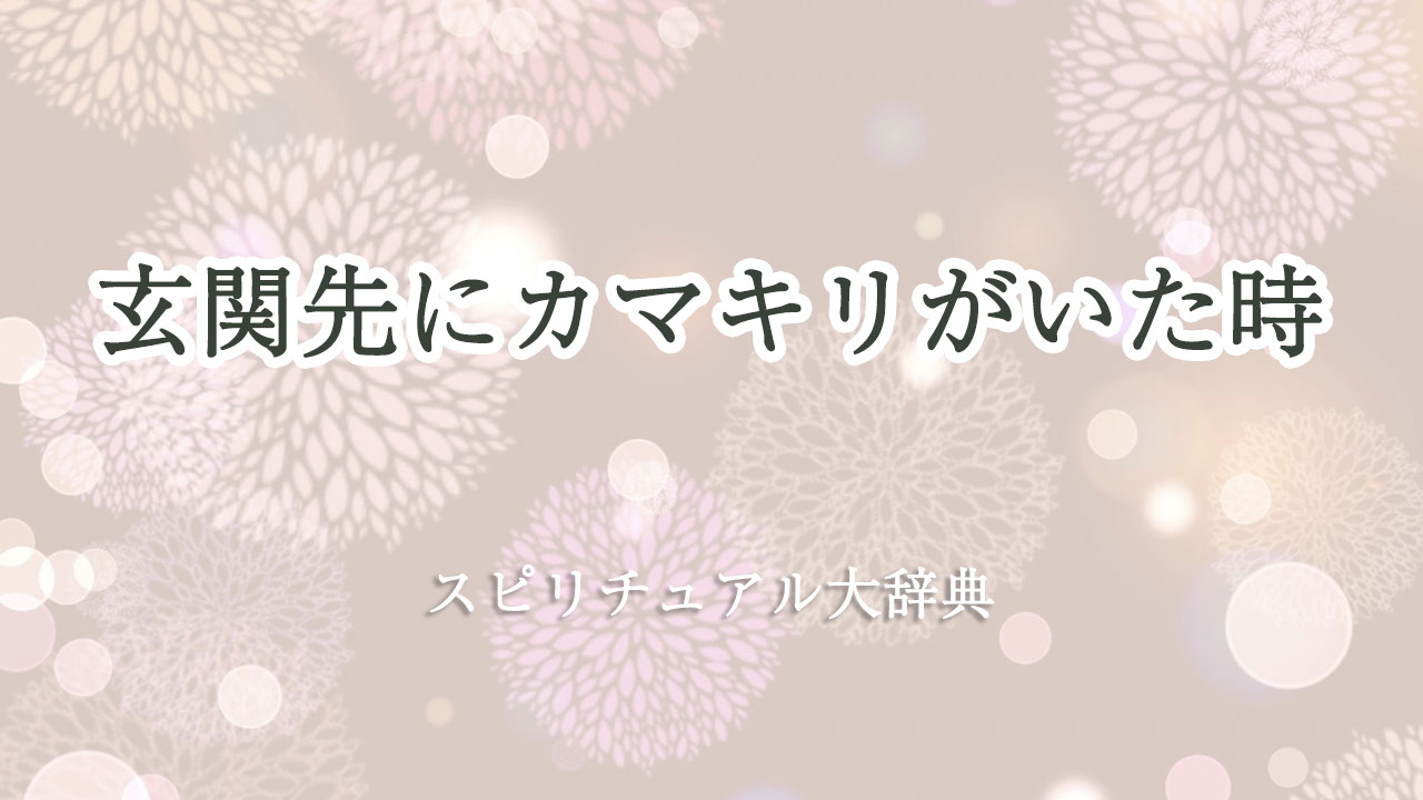 カマキリ 玄関 先 スピリチュアル