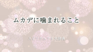 ムカデ に 噛ま れる スピリチュアル