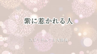 紫 に 惹か れる スピリチュアル