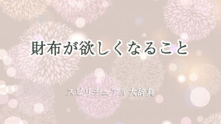 財布 が 欲しく なる スピリチュアル