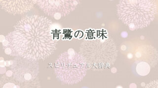 青 鷺 スピリチュアル 意味
