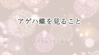 アゲハ蝶を見る-スピリチュアル