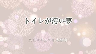 トイレ-汚い夢-スピリチュアル