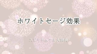 ホワイトセージ-効果-スピリチュアル