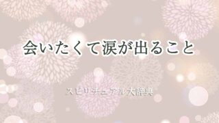 会-いたく-て涙が出るスピリチュアル