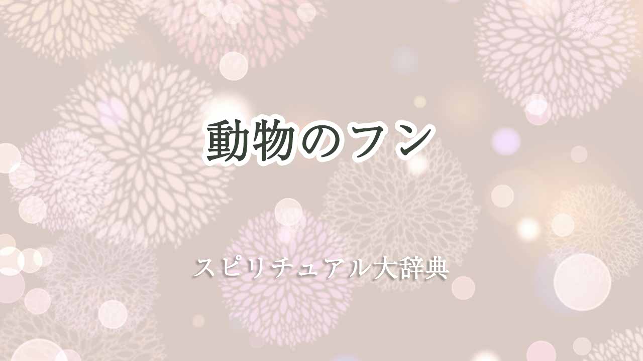 動物のフン-スピリチュアル