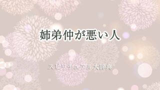 姉-弟-仲-悪い-スピリチュアル