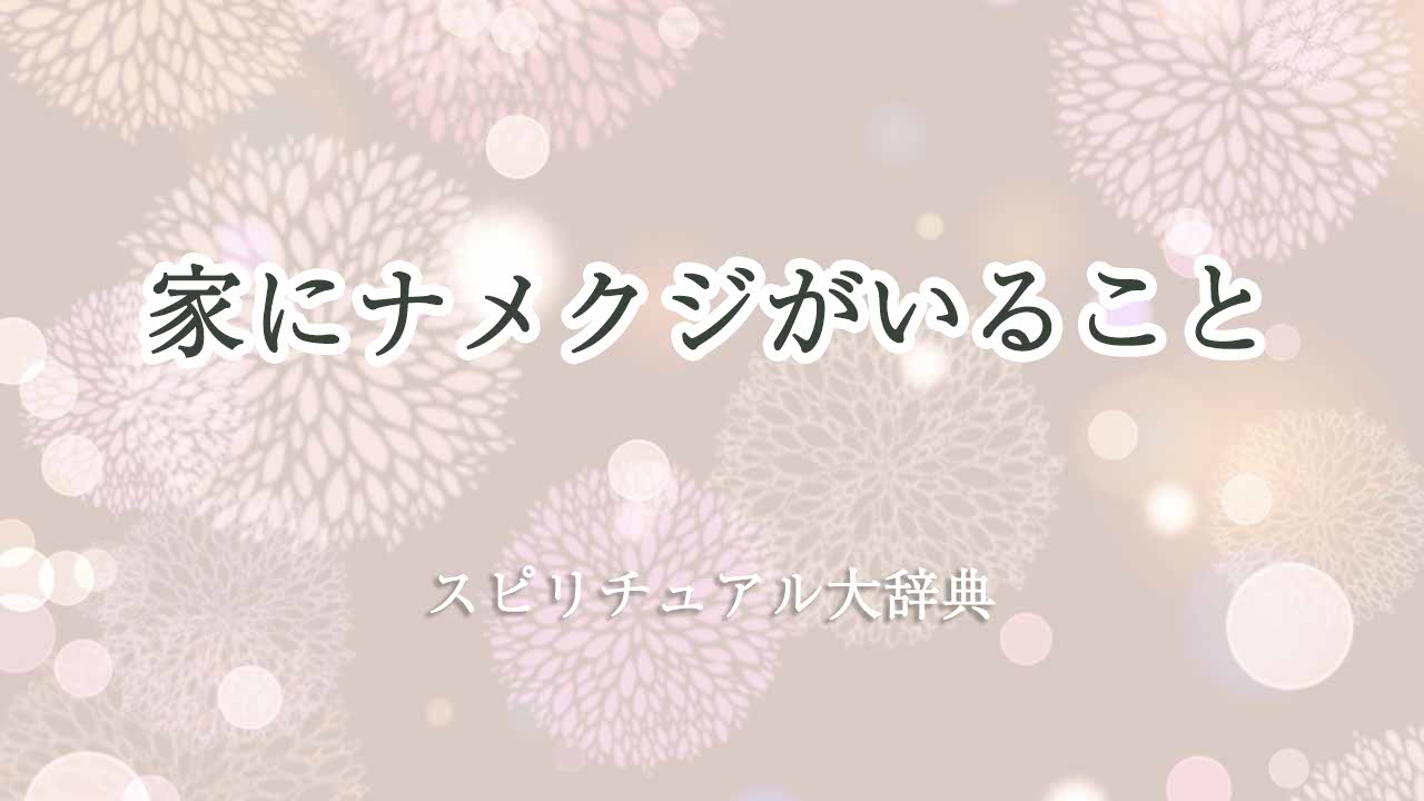 家に-ナメクジ-スピリチュアル