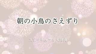 小鳥のさえずり-朝-スピリチュアル