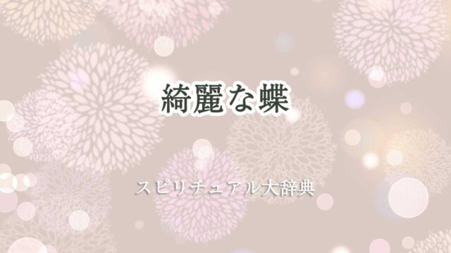 綺麗な蝶 スピリチュアル