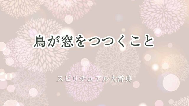 鳥-が-窓-を-つつく-スピリチュアル