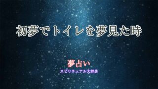 初夢占い-トイレ