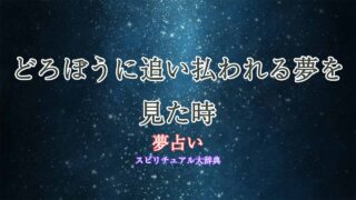 夢-占い-どろぼう-追い払う