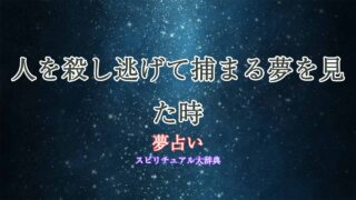 夢-占い-人-を-殺し-て-逃げ-て-捕まる