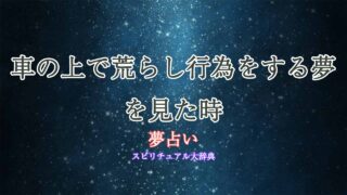 夢-占い-車-上-荒らし