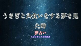 夢占い-うさぎ-共食い