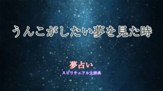 夢占い-うんこがしたい