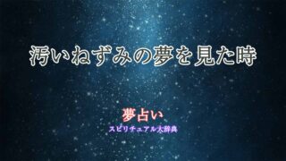 夢占い-ねずみ-汚い