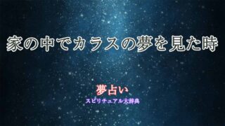 夢占い-カラス-家の中