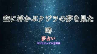 夢占い-クジラ-空