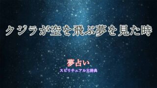 夢占い-クジラが空を飛ぶ