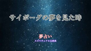 夢占い-サイボーグ