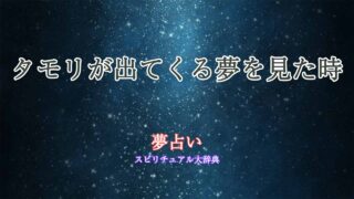 夢占い-タモリ