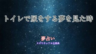 夢占い-トイレ-尿