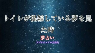 夢占い-トイレ混雑