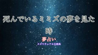 夢占い-ミミズ-死んでる