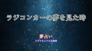夢占い-ラジコンカー