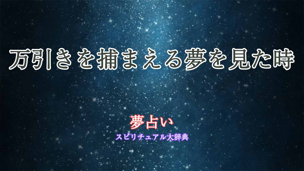 夢占い-万引き捕まえる