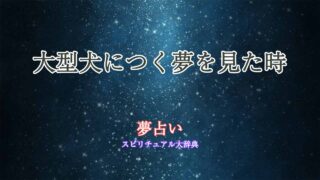 夢占い-大型犬な-つく