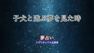 夢占い-子犬と遊ぶ