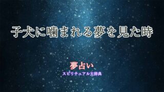夢占い-子犬に噛まれる