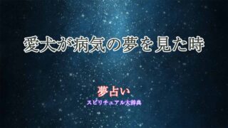 夢占い-愛犬-病気