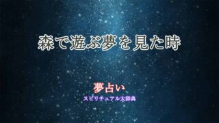 夢占い-森で-遊ぶ