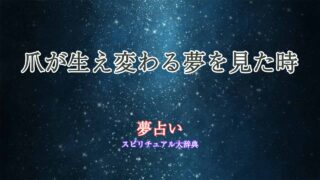夢占い-爪-生え変わる
