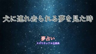 夢占い-犬-連れ去られる