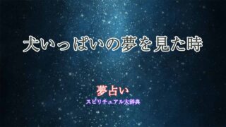 夢占い-犬いっぱい