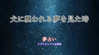 夢占い-犬に襲われる