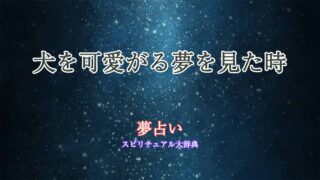 夢占い-犬可愛がる