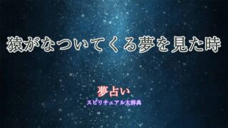 夢占い-猿-なつく