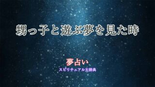 夢占い-甥っ子と遊ぶ