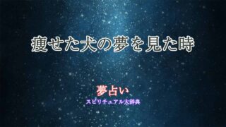 夢占い-痩せた犬