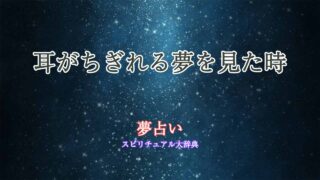 夢占い-耳がちぎれる
