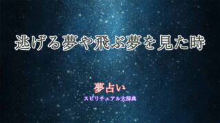 夢占い-逃げる-飛ぶ