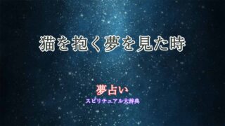 夢占い猫を抱く