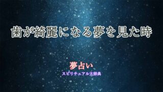 歯-夢占い-綺麗